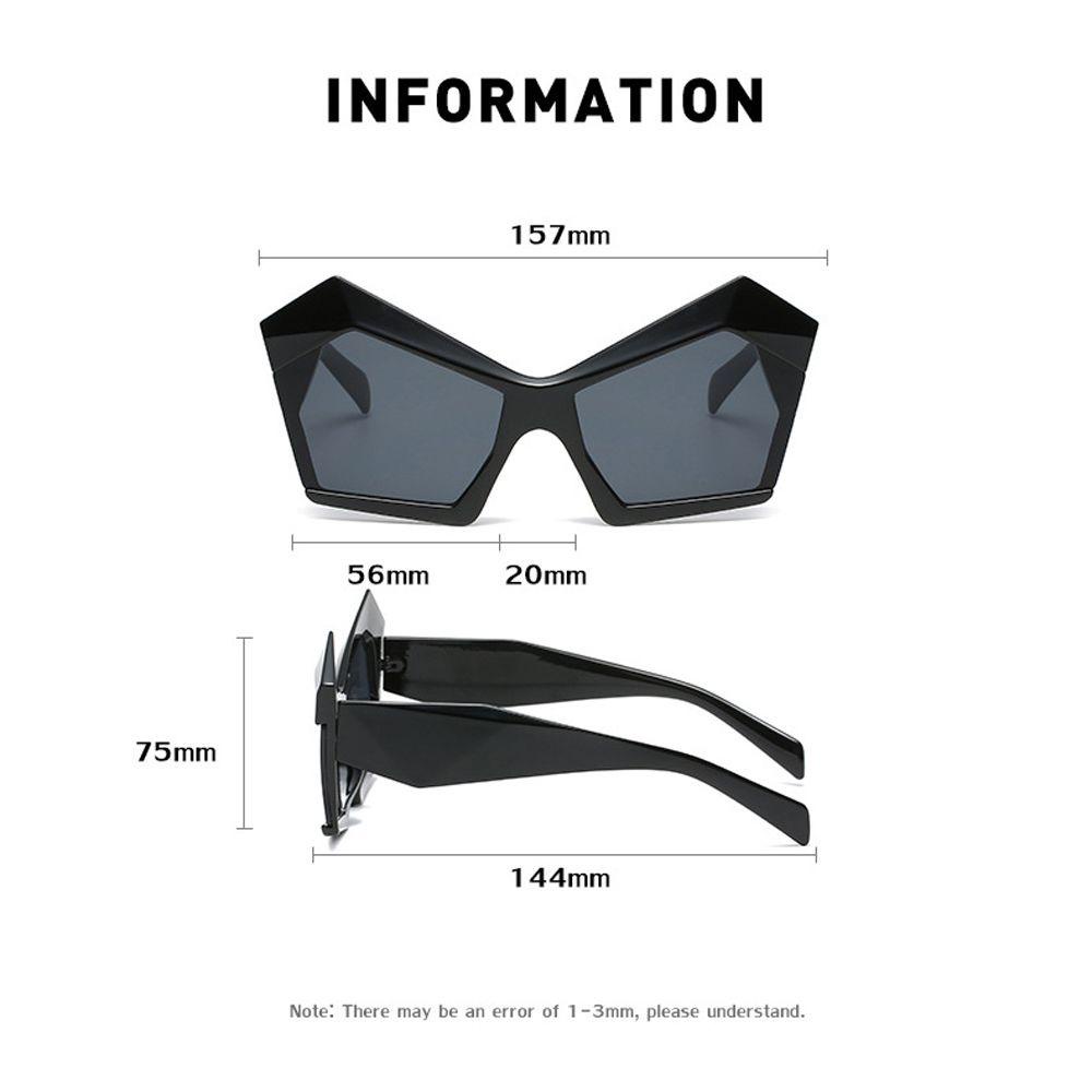 Kính Mát Tròng Lục Giác Nhiều Màu Chống Tia UV400 Thời Trang Cho Nữ