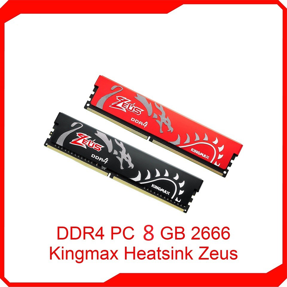DDR4 PC 8GB 2666 KINGMAX CHÍNH HÃNG BH 3 NĂM