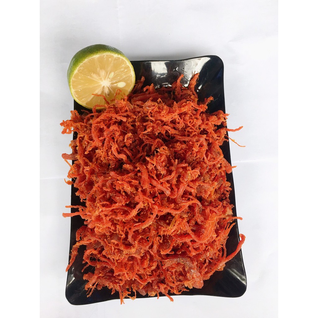 100gr Bò khô xé sợi, khô heo cháy tỏi thơm ngon