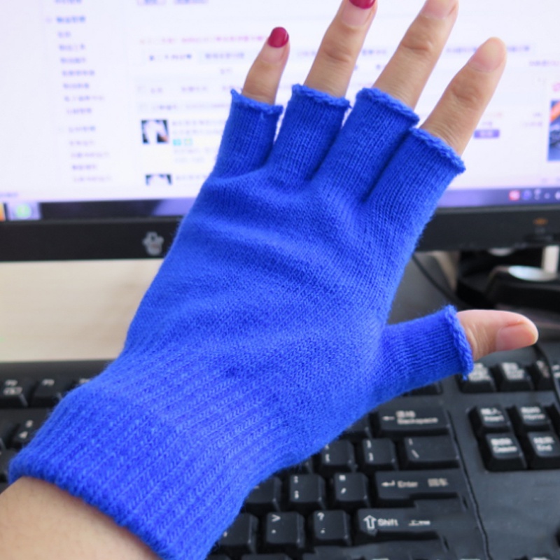 1 Đôi Găng Tay Hở Ngón Thời Trang Nữ