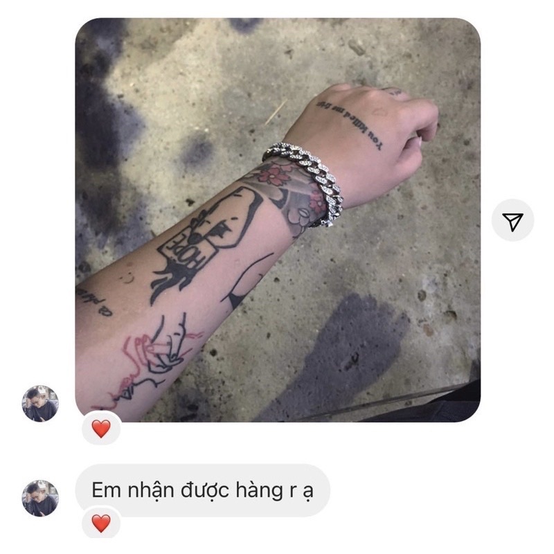 Vòng Tay Cuban, Vòng Tay Nam Nữ Đính Đá Phong Cách Hip Hop