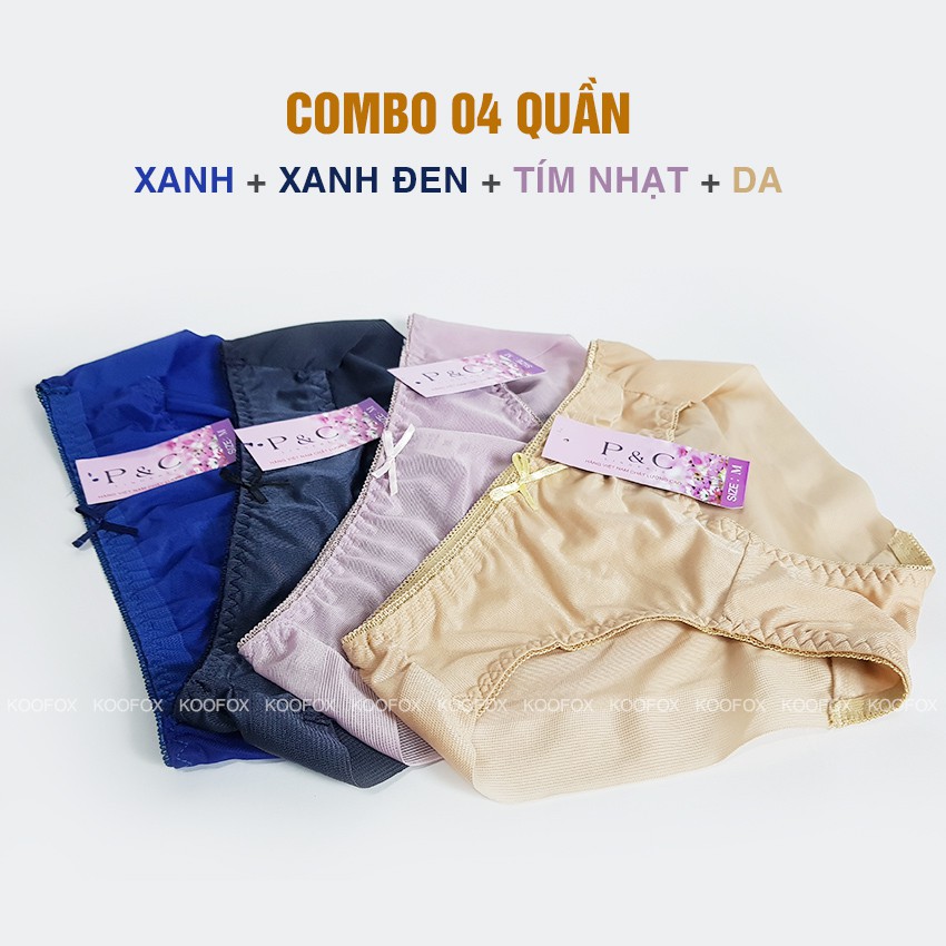 04 Quần Lót Nữ Mini Thun Lạnh 4 Chiều Không Viền Siêu Thoải Mái - KOOFOX