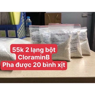 Bột khử khuẩn Cloramin B pha súng xịt khuẩn phòng tránh Covid