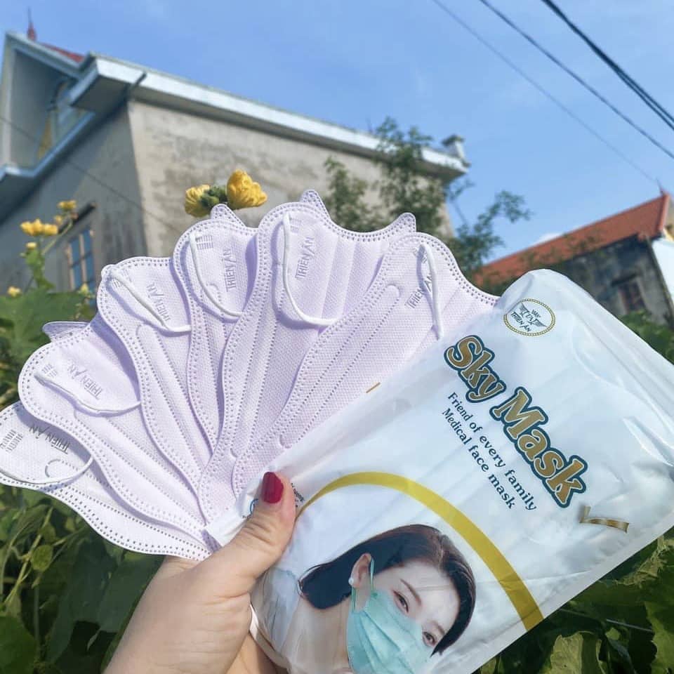 Set 10 Khẩu Trang Cua SKY MASK THIÊN ÂN  Chính Hãng Dày Mịn