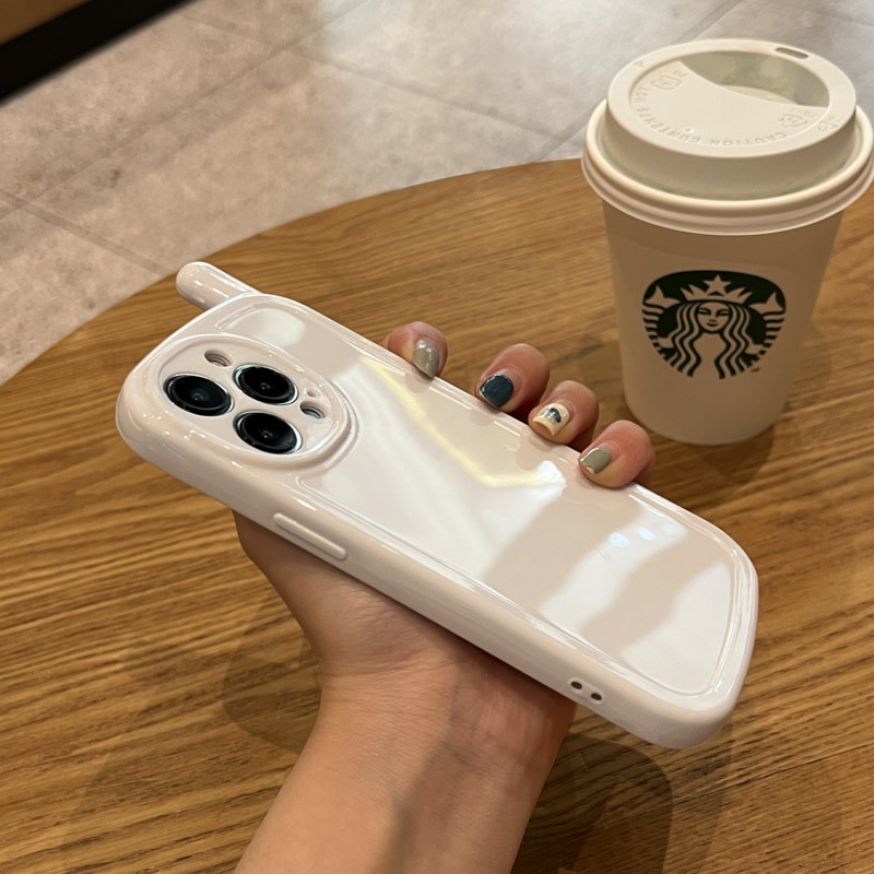 Ốp Điện Thoại Trắng Chống Sốc Đơn Giản Cho iPhone 7 plus 8 plus x xs max xr Apple 11 pro max 12 pro max 13 pro max
