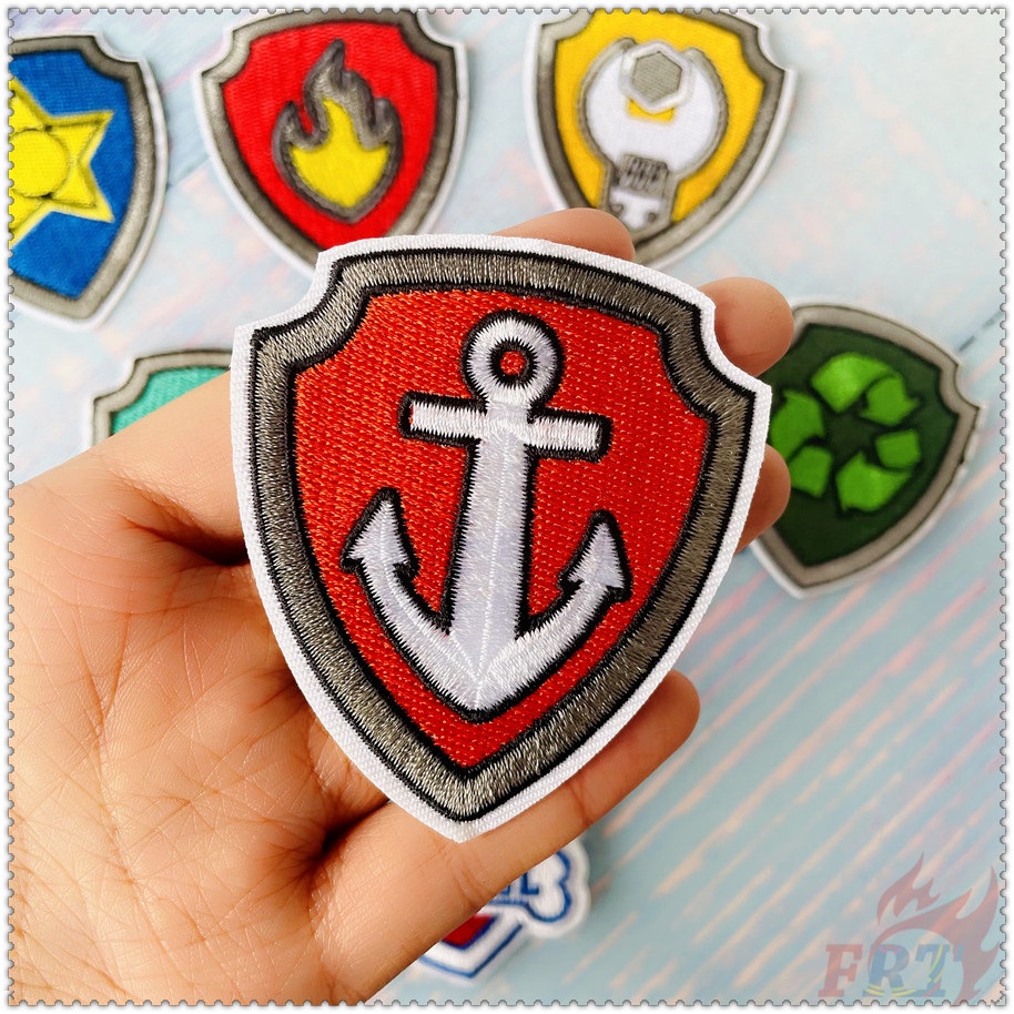 1 miếng dán ủi thêu hình hoạt hình Paw Patrol