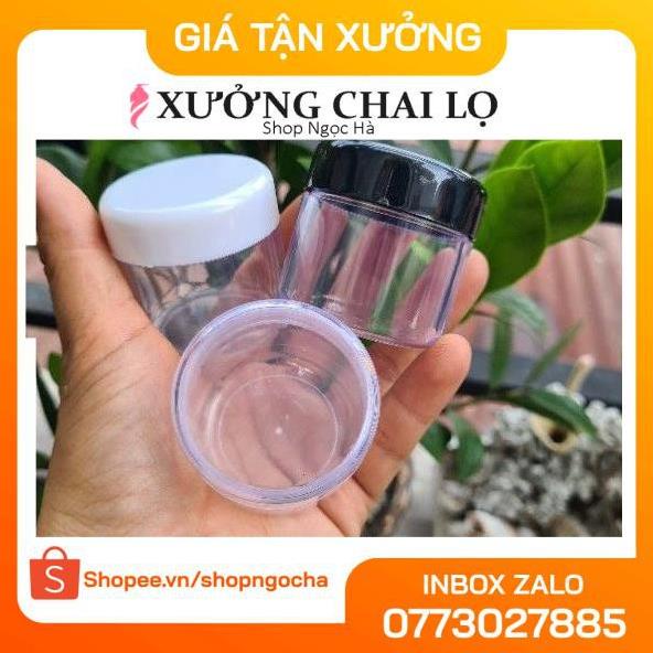 [10sp] Hủ kem nhựa trong 30g đựng mỹ phẩm, chiết kem , phụ kiện du lịch