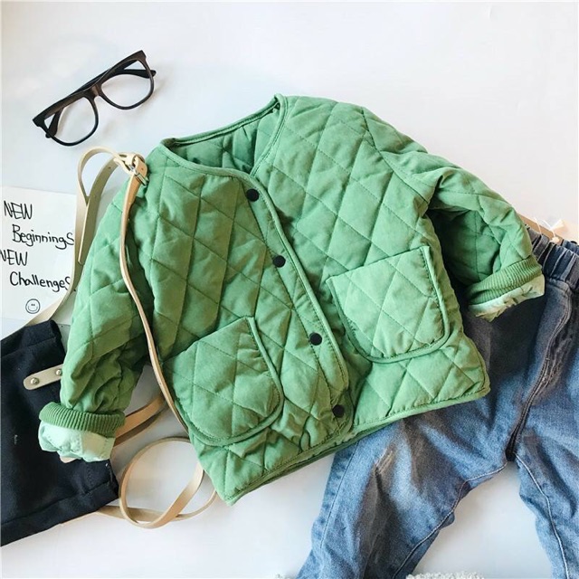 Áo khoác chần bông hàng quảng châu XỊN