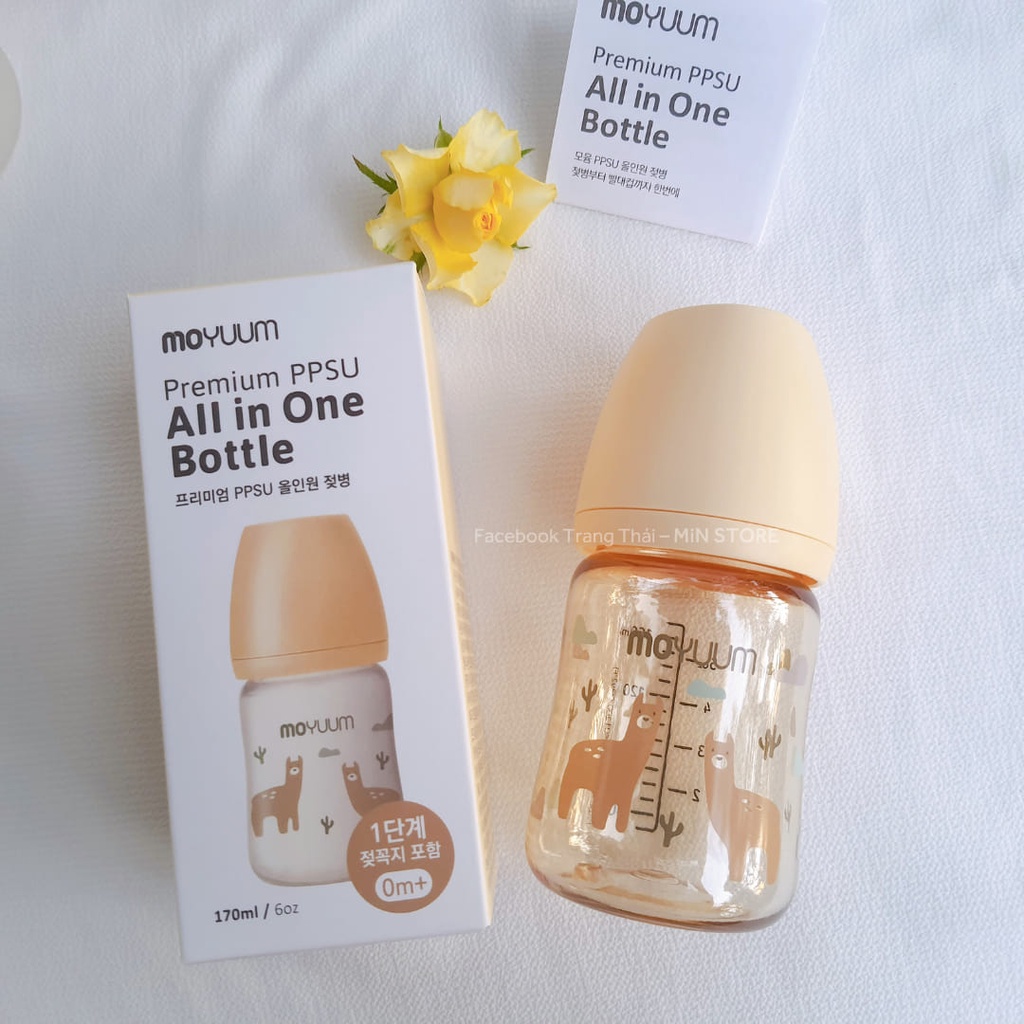 [CHÍNH HÃNG] Bình Sữa Moyuum Lạc Đà Hàn Quốc 170ml, 270ml