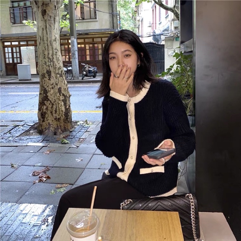 Cardigan ba màu mẫu mới