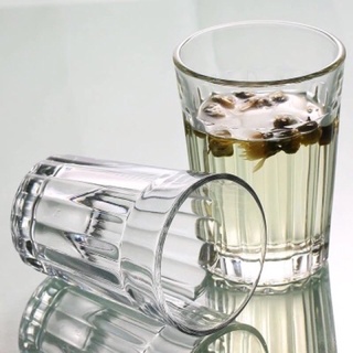 Bộ 12 Ly Thuỷ Tinh Sọc Dọc Cổ Điển (2size)