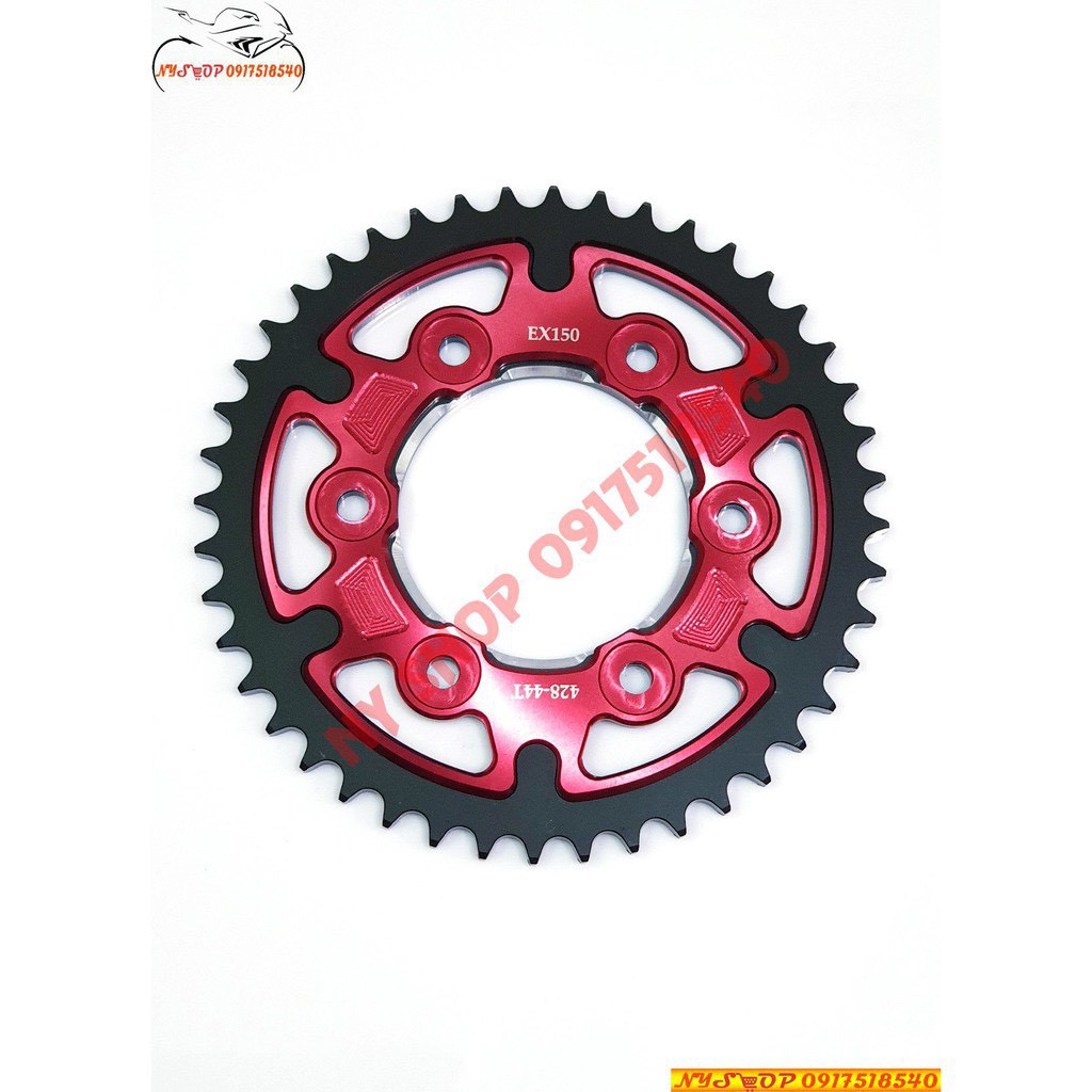đĩa tải 44 răng nhôm cnc cho exciter 150