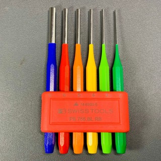 BỘ ĐỤC CHỐT 6 CÂY NHIỀU MÀU PB SWISS TOOLS PB 755.B RB - CHÍNH HÃNG THỤY SỸ
