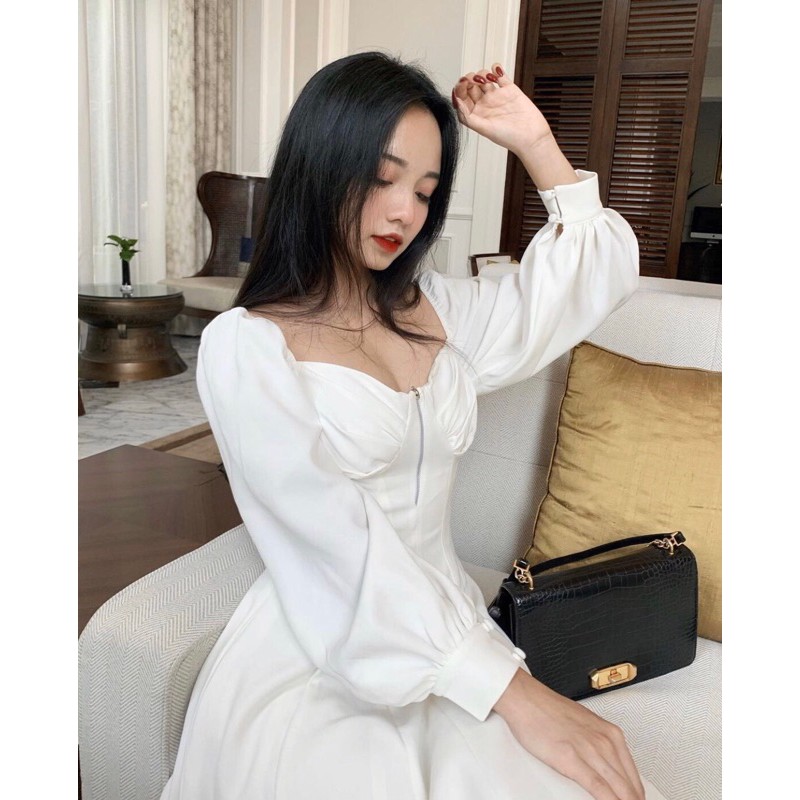 ĐẦM 2 LỚP DÂY KÉO SẮT CAO CẤP - MELY DRESS T189 | BigBuy360 - bigbuy360.vn