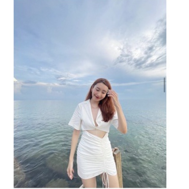 Đầm trắng zara