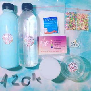 Bộ kit slime mây