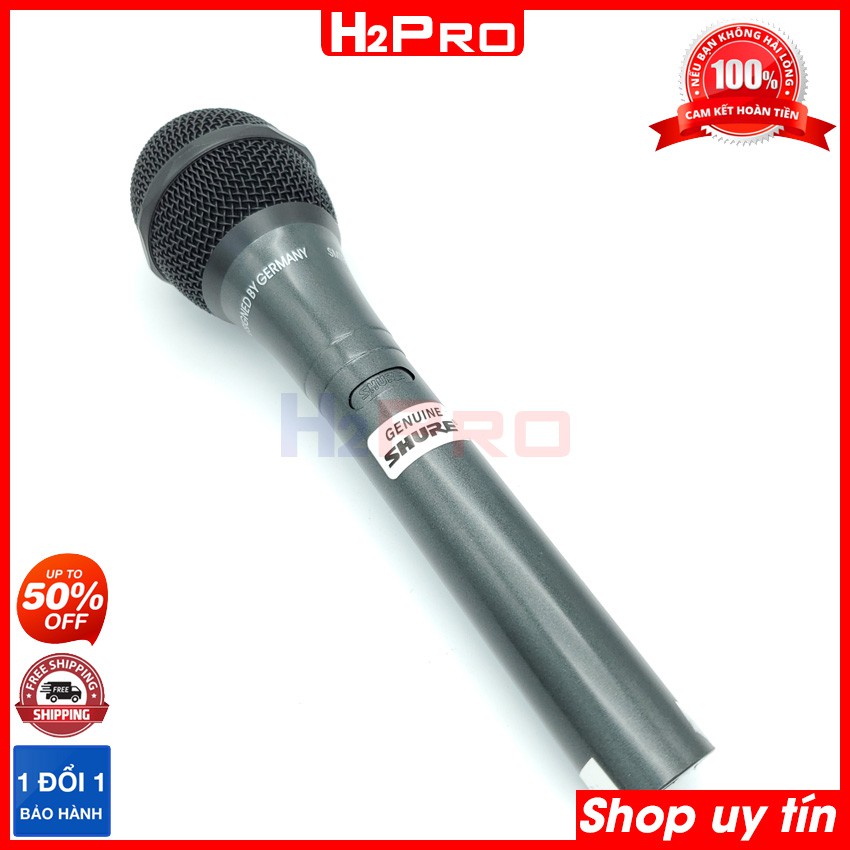 Micro hát karaoke có dây Shure 939, dây dài 6m, Micro hát karaoke hay cho gia đình