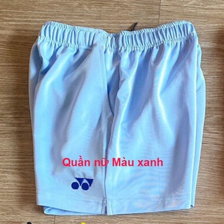 Quần short cầu lông nữ yonex 666 xanh ngọc