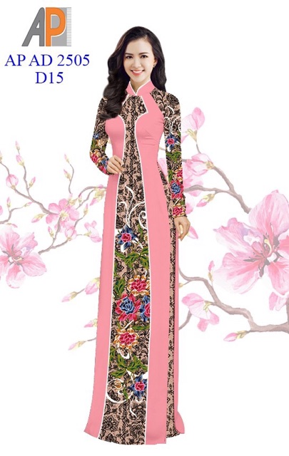 Vải áo dài hoa văn