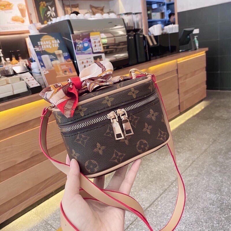túi cốp kèm khăn lụa kèm dây đeo siêu sang chảnh ( mã CLV105)