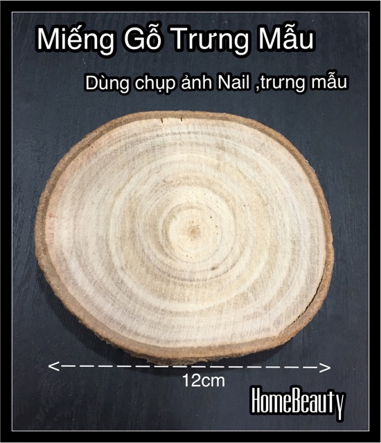 Miếng Gỗ (trưng mẫu ,chụp ảnh nail)