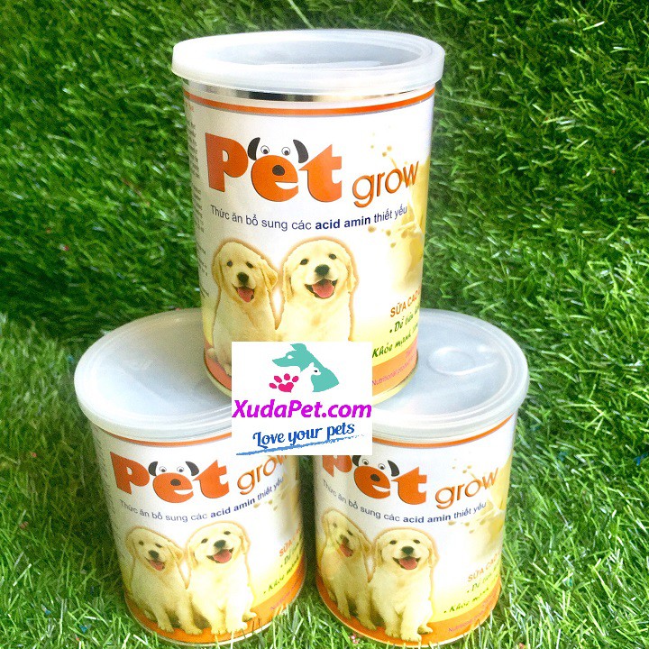 Sữa bột cao cấp dễ tiêu hóa đầy đủ dưỡng chất cho chó con Pet Grow – Xudapet SC9047