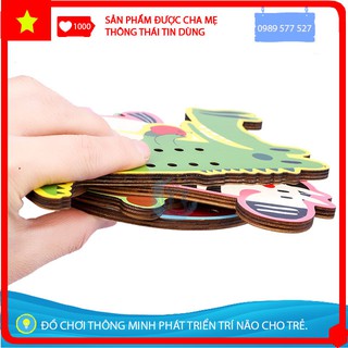[Sale] Đồ Chơi Gỗ Luồn Dây