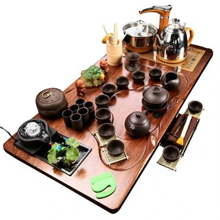 bàn trà điện nước chảy cầu xoay