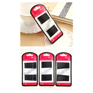 Vỉ 36 ghim cài tóc cô dâu màu đen