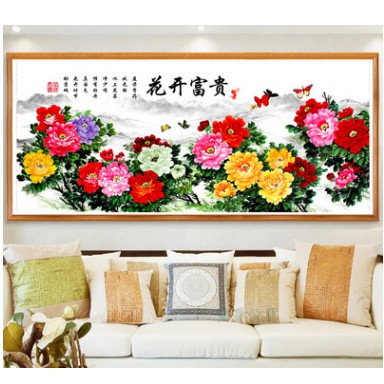 CHỈ LỤA THÊU KÍN - tranh thêu chữ thập hoa  CHƯA THÊU | BigBuy360 - bigbuy360.vn