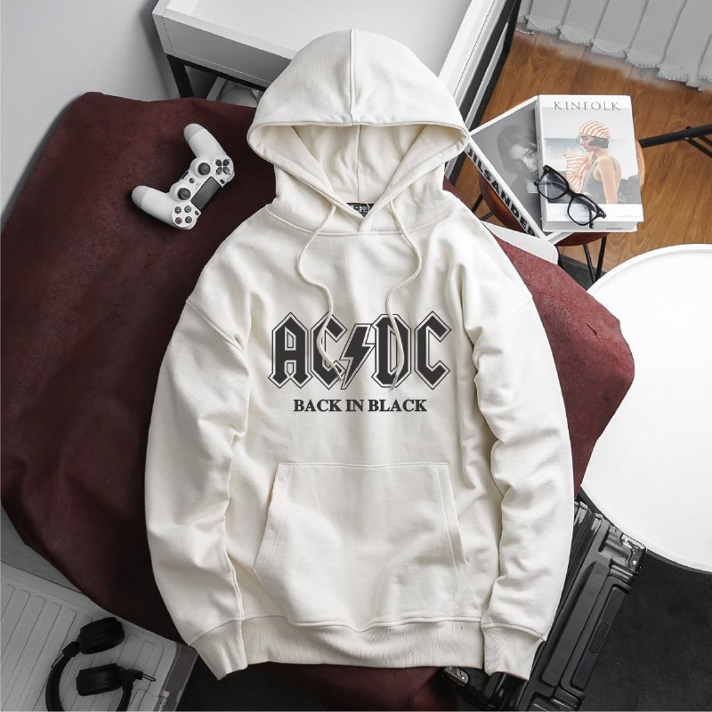 Áo hoodie đen trắng Maltrik bigsize, áo khoác nỉ bông form rộng có mũ chất liệu dày dặn có size đến 130kg