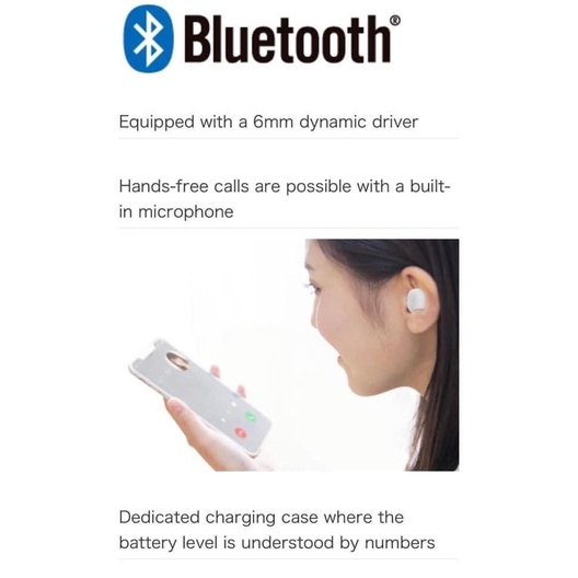 TAI NGHE BLUETOOTH True Wireless CHÍNH HÃNG GREENHOUSE pick Store NHẬT