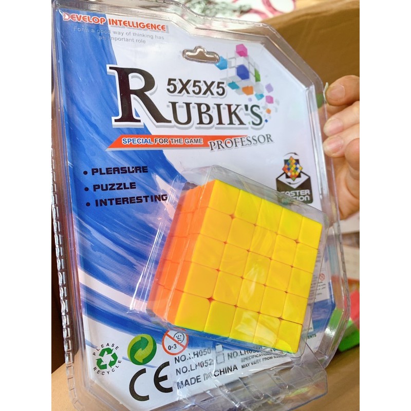 Rubik's 2x2, 2x2x3; 3x3x3; 4x4x4;5x5x5
