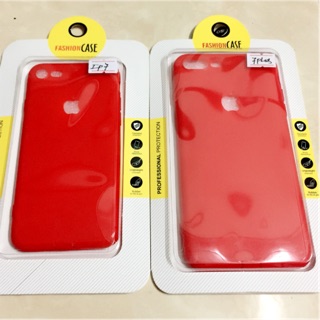 Ốp dẻo đỏ và đen iphone 7 và 7plus