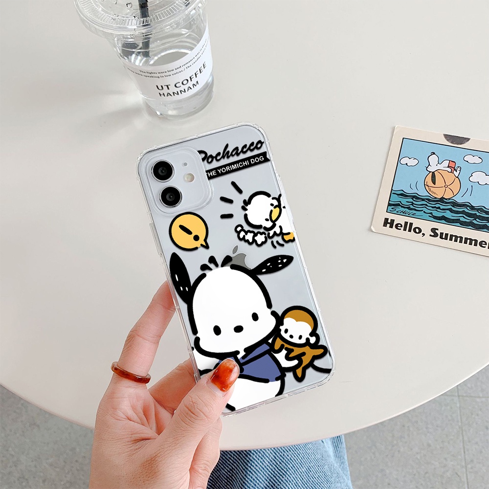 Ốp Điện Thoại Silicon Mềm Trong Suốt Hình Thỏ Hoạt Hình Cho IPhone 11 12 13 Pro Max Mini XS Max X Xr 4 5 6 7 8 S + SE 2020