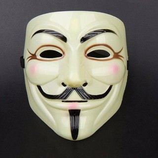 Mặt nạ hacker vàng hóa trang , cosplay ( Tongkhodochoilc )
