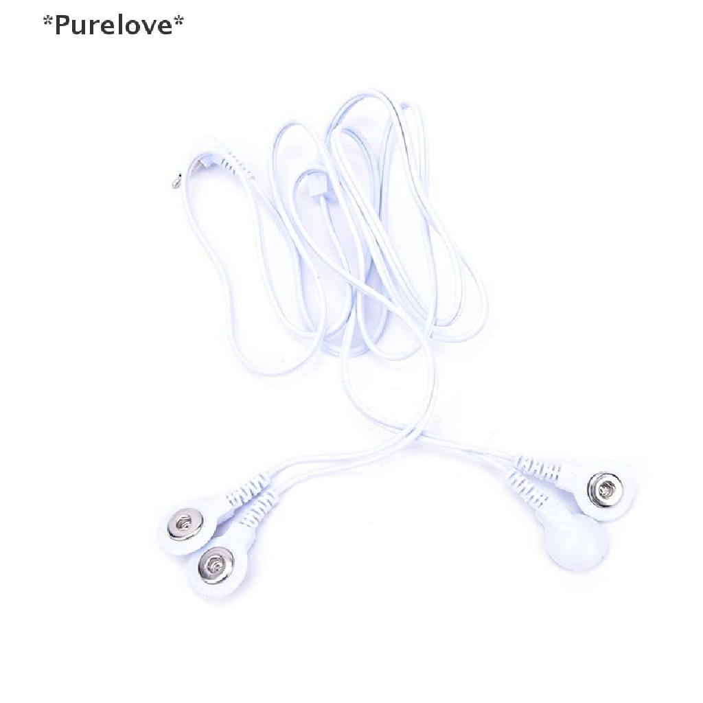 Dây Dẫn Điện Cực 2.5mm 4 Nút 2 Trong 1 Cho Máy Liệu Pháp