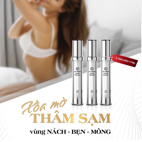 Kem giúp Hồng bẹn, mông, thâm nách Gcell XXVirgin A6 15ml