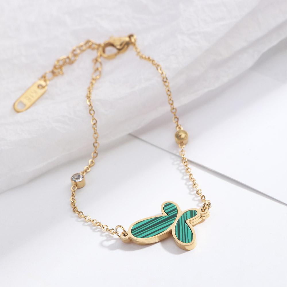 USNOW Vòng cổ Choker Mặt Vỏ Sò Xanh Sang Trọng