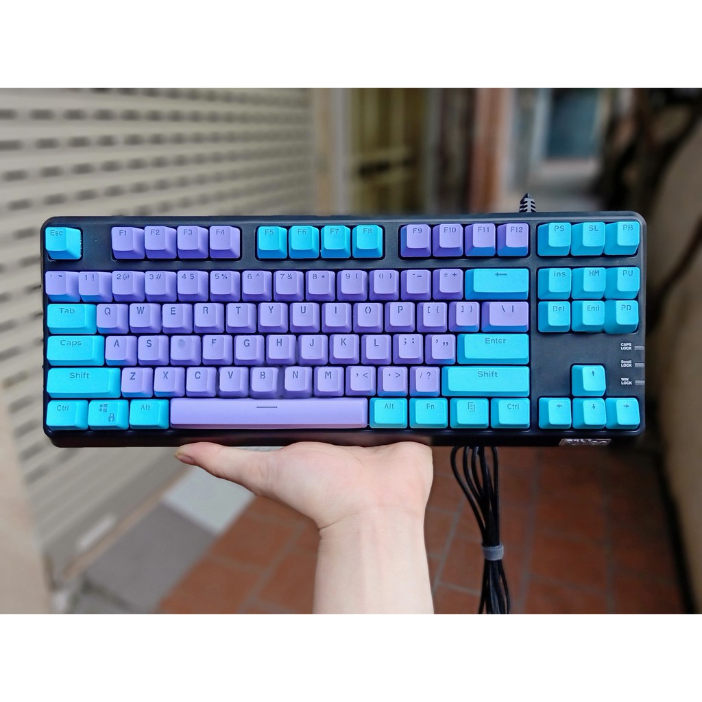 Phím cơ Fuhlen M87s bản keycap pbt các màu