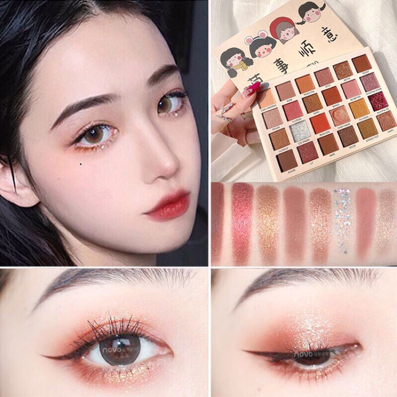 Bảng phấn mắt Ruhuatuo 24 ô em bé Nhật | BigBuy360 - bigbuy360.vn