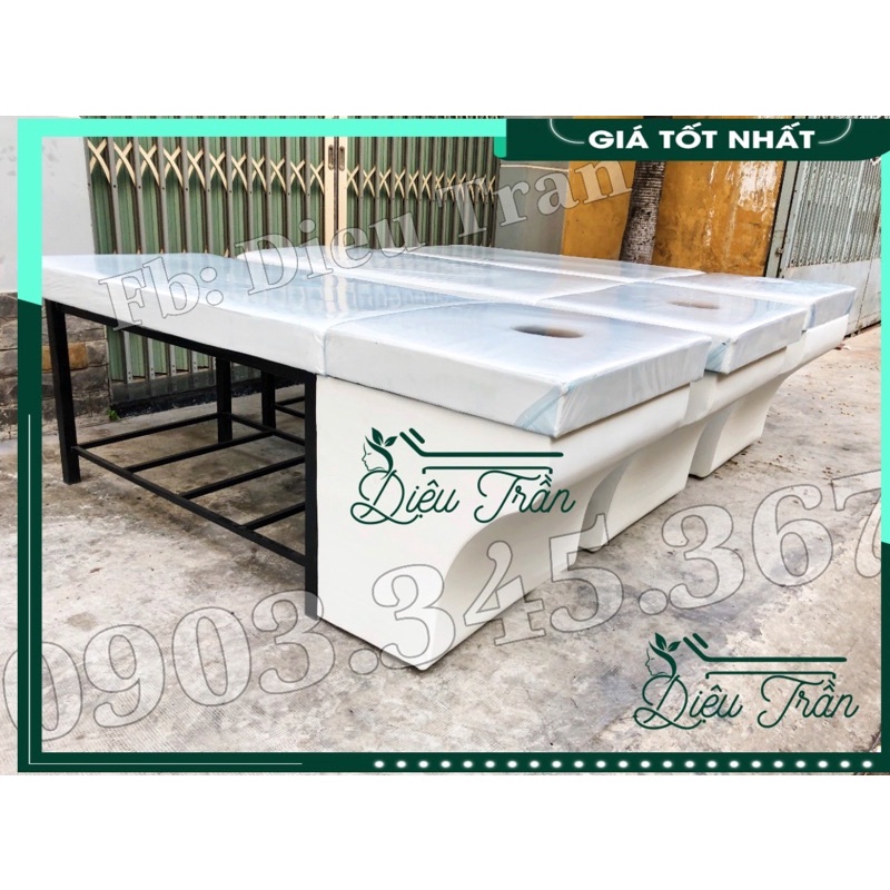 Giường Gội 2in1 bồn nhựa