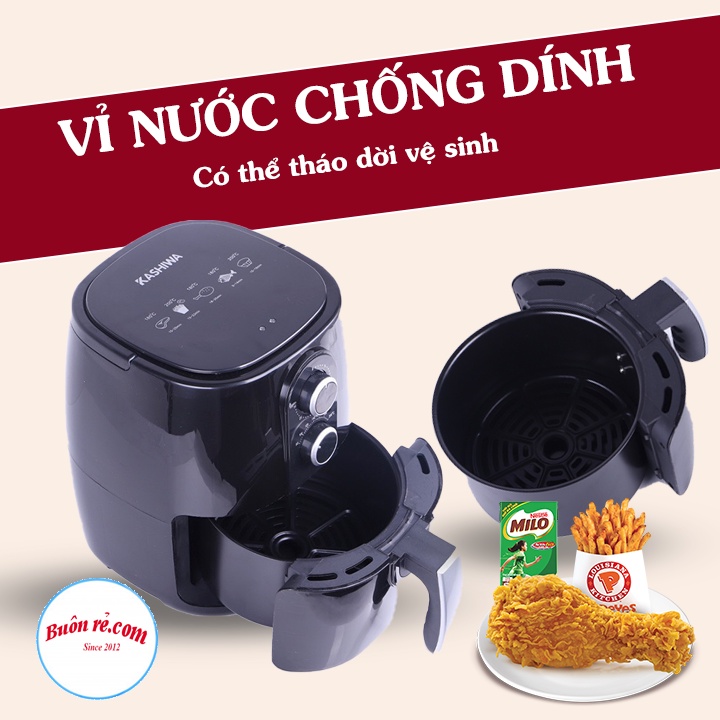 Nồi chiên không dầu Camel 6L công nghệ cao, nhanh gọn, tiết kiệm thời gian 01466