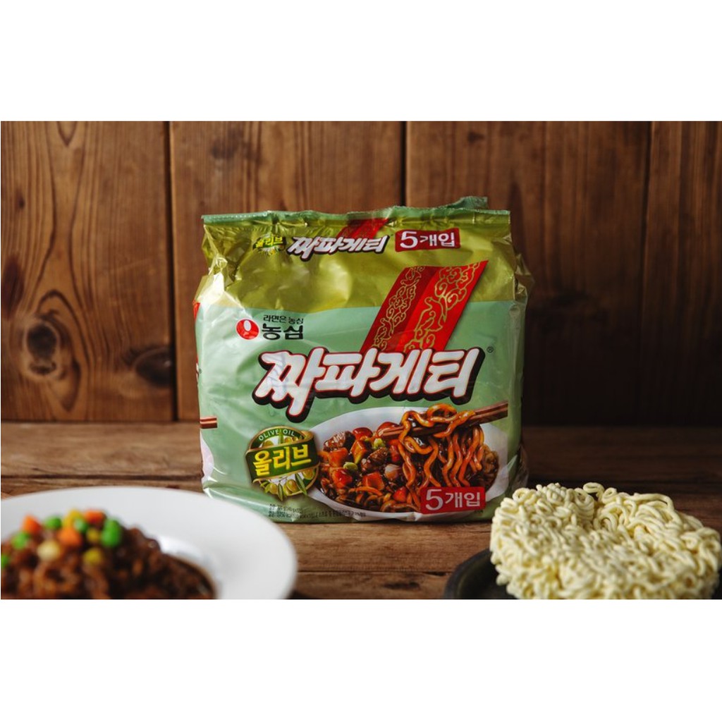 [NONGSHIM] Mỳ CHAPPAGETTI OLIVE 140G - 올리브 짜파게티