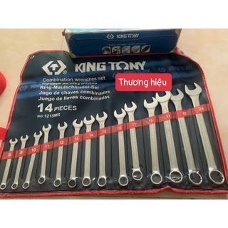 Bộ cờ lê vòng miệng kingtony 1215mr - 8-24mm