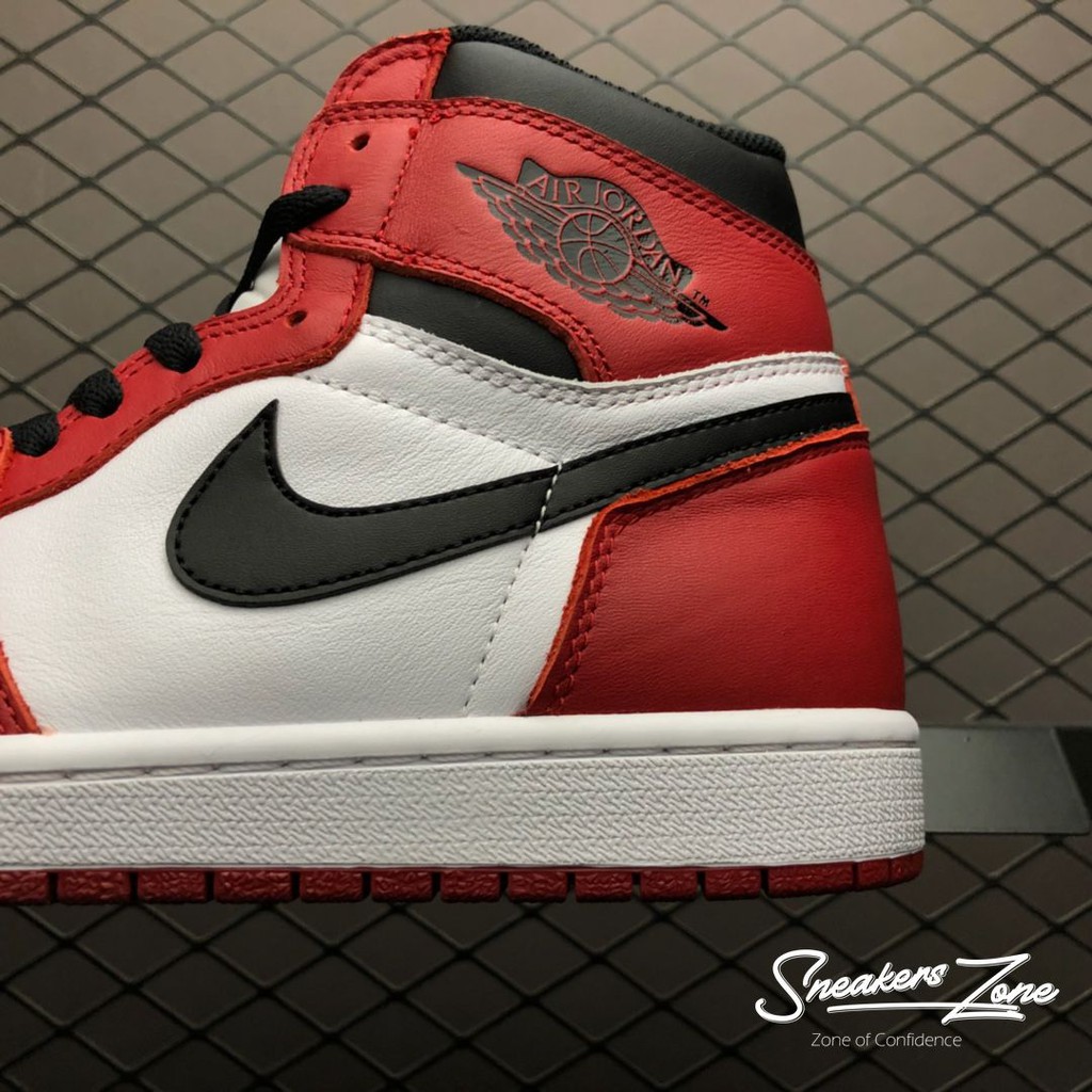 (FREESHIP+HỘP+QUÀ) Giày thể thao AIR JORDAN 1 Retro High Chicago đỏ trắng cao cổ