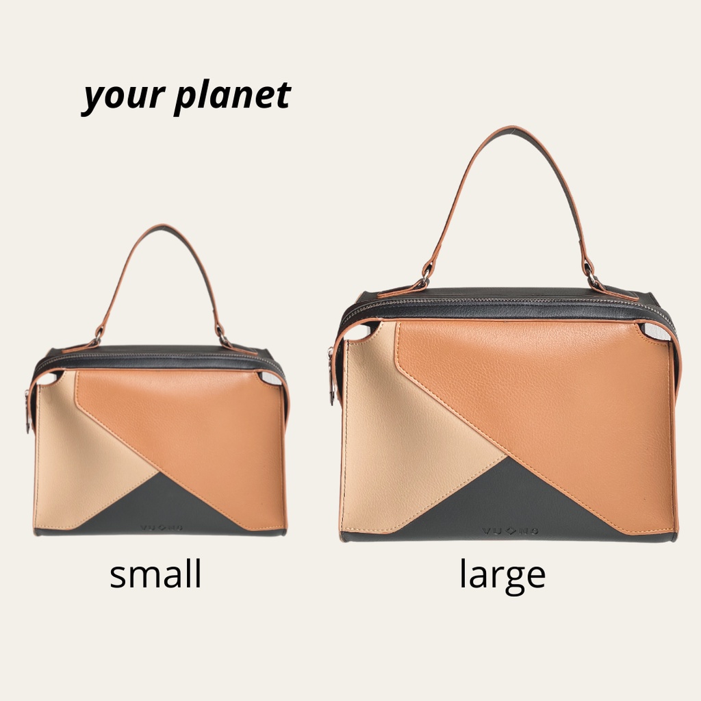 Túi Vuông your planet phối màu tự nhiên dạng hộp dễ sử dụng lướt thời gian