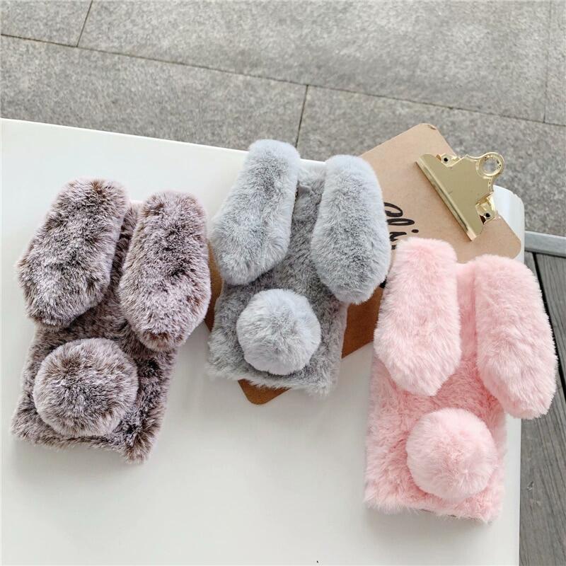 Ốp Điện Thoại TPU Thỏ Bông Ấm Áp Cho Vivo Y11 Y12 Y15 Y20 Y20s Y12S Y19 Y17 Y91C Y93 Y95 y75 y71