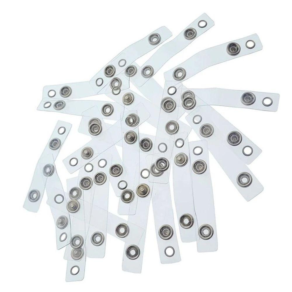 PEWANY Set 10 Dây Đeo Thẻ Trong Suốt Tiện Dụng Giá Đỡ