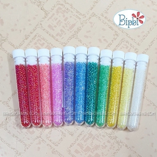 Set hạt cườm Nhật dòng trong 10 màu